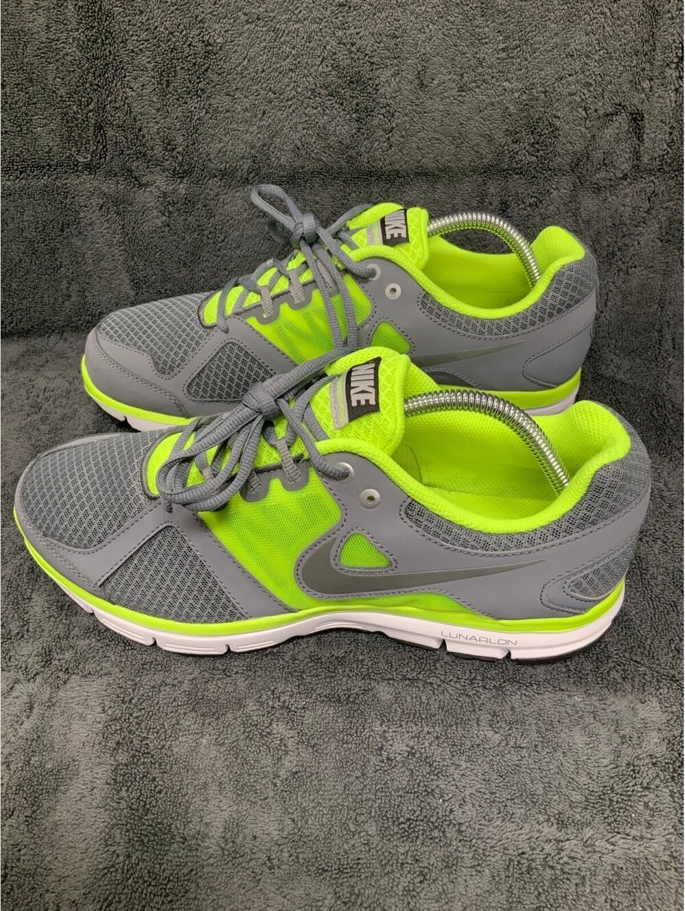 Nike Air Icarus Flywire Gray Green Running Shoes 527203-003 Men Size 10.5